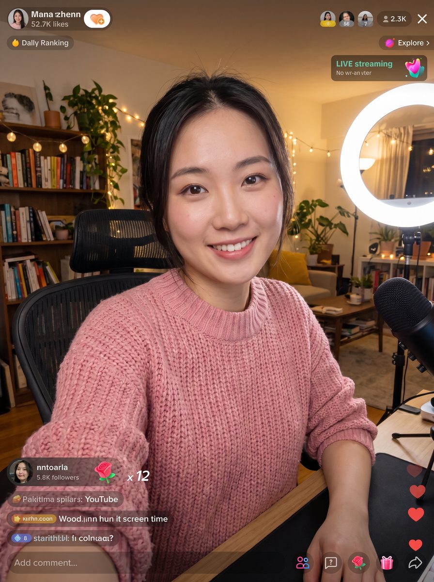 草莓视频直播回放：甜心主播互动